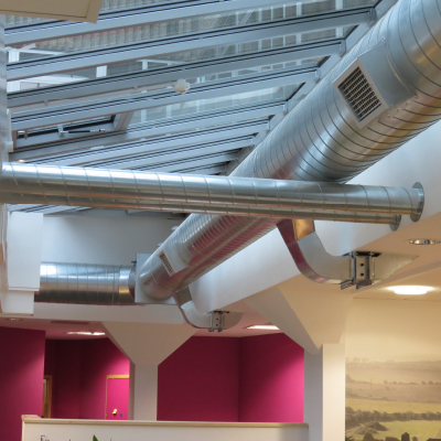 VHS contact offices showing ventilation