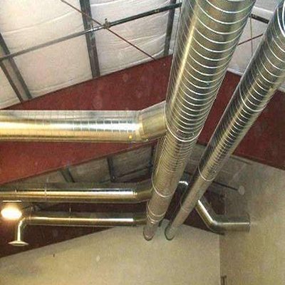 Air handling unit ventilation shot from below